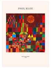 Klee Burg und Sonne - Art Print